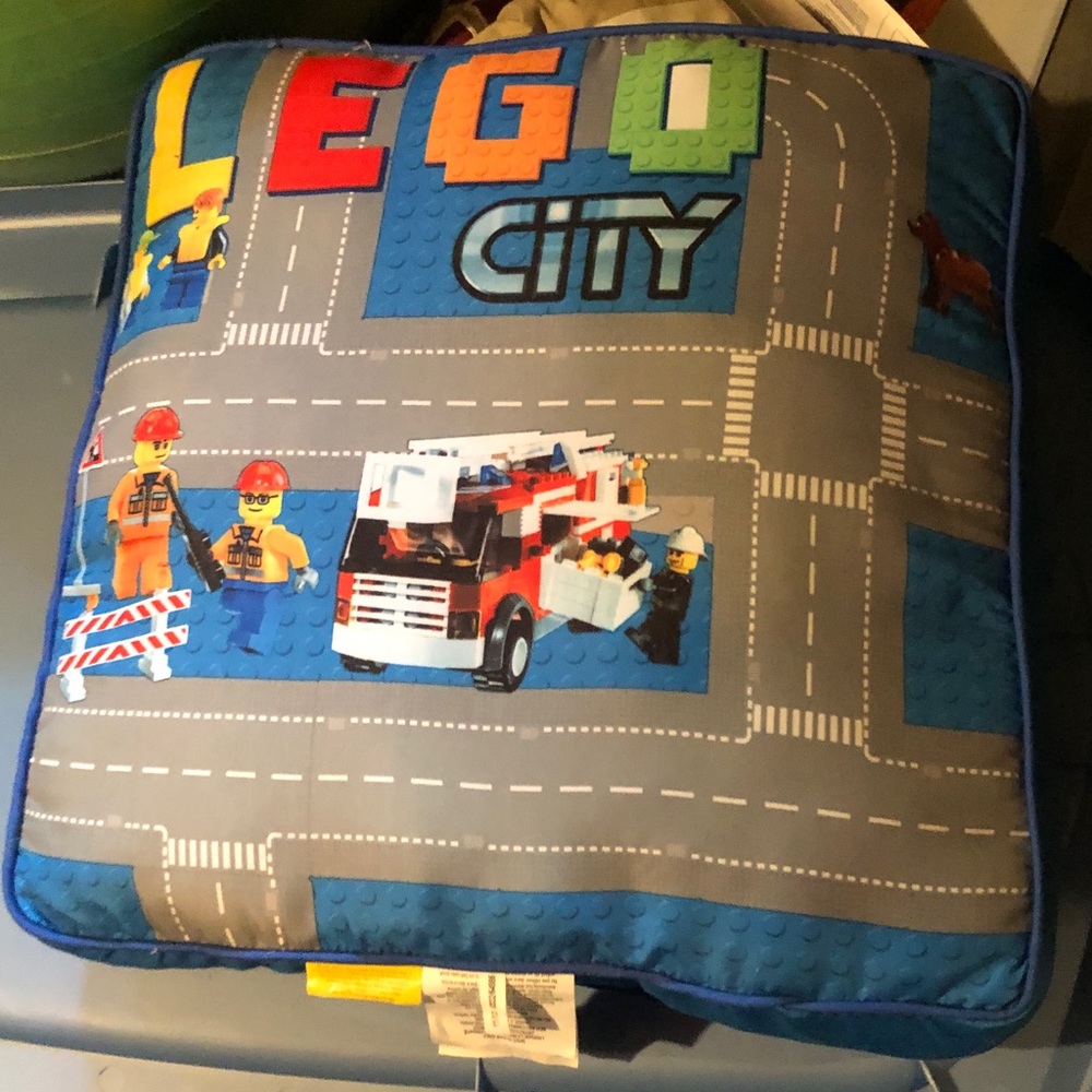 Lego Blue and Gray Building Set Blocks